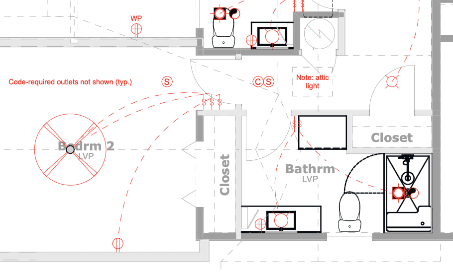 lighting plan schematic