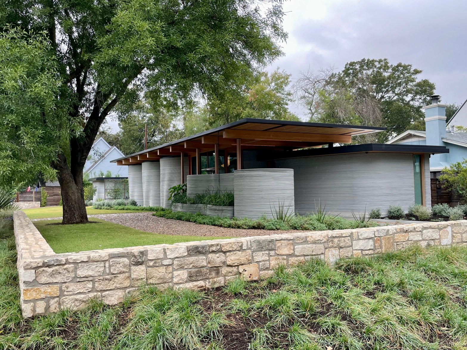 3D printed home in Austin, TX by ICON "House Zero"