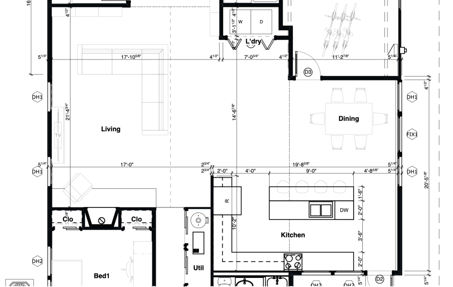 Floorplan showing dimensions/measurements